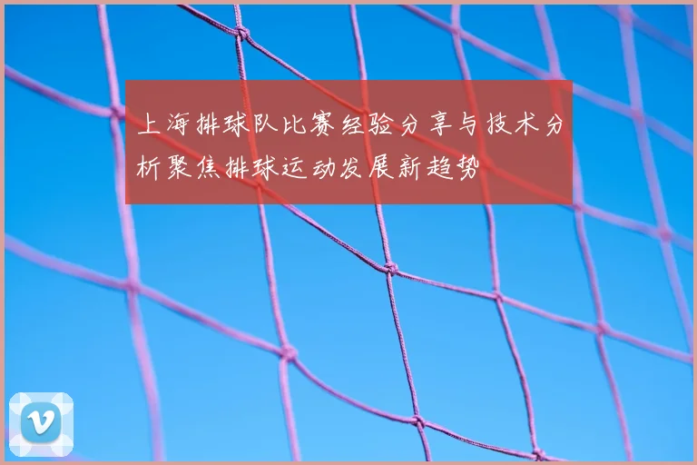 上海排球队比赛经验分享与技术分析聚焦排球运动发展新趋势