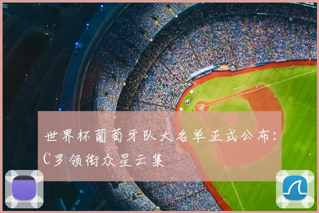 世界杯葡萄牙队大名单正式公布：C罗领衔众星云集